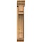 Ekena Millwork Merced Traditional Rough Sawn Bracket w/ Offset Brace, Western Red Cedar, 6"W x 22"D x 34"H BKT0604X22X34MRC01RWR - alternate 3